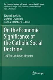 Cover von On the Economic Significance of the Catholic Social Doctrine