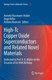 Cover von High-Tc Copper Oxide Superconductors and Related Novel Materials