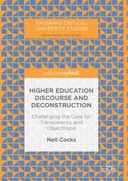 Cover von Higher Education Discourse and Deconstruction