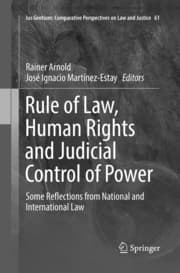 Cover von Rule of Law, Human Rights and Judicial Control of Power