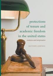 Cover von Protections of Tenure and Academic Freedom in the United States