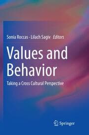 Cover von Values and Behavior