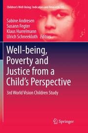 Cover von Well-being, Poverty and Justice from a Childs Perspective