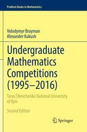 Cover von Undergraduate Mathematics Competitions (1995-2016)