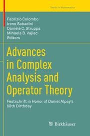Cover von Advances in Complex Analysis and Operator Theory
