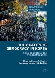 Cover von The Quality of Democracy in Korea