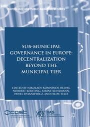 Cover von Sub-Municipal Governance in Europe
