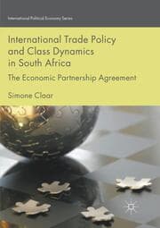 Cover von International Trade Policy and Class Dynamics in South Africa