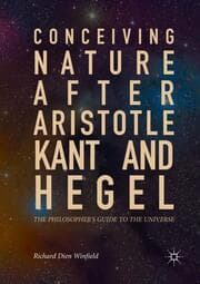 Cover von Conceiving Nature after Aristotle, Kant, and Hegel