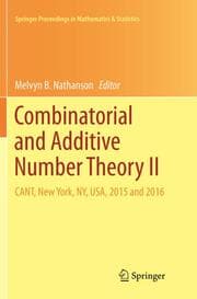 Cover von Combinatorial and Additive Number Theory II