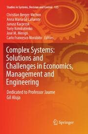 Cover von Complex Systems: Solutions and Challenges in Economics, Management and Engineering