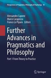Cover von Further Advances in Pragmatics and Philosophy