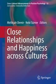 Cover von Close Relationships and Happiness across Cultures