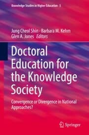 Cover von Doctoral Education for the Knowledge Society