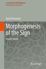 Cover von Morphogenesis of the Sign