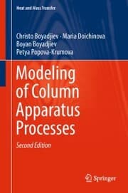 Cover von Modeling of Column Apparatus Processes