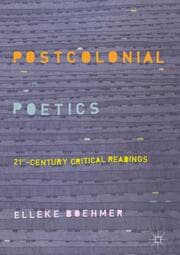Cover von Postcolonial Poetics