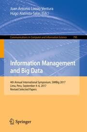Cover von Information Management and Big Data