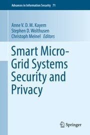 Cover von Smart Micro-Grid Systems Security and Privacy