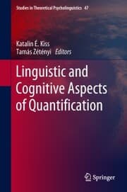 Cover von Linguistic and Cognitive Aspects of Quantification