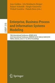 Cover von Enterprise, Business-Process and Information Systems Modeling