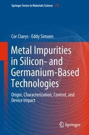 Cover von Metal Impurities in Silicon- and Germanium-Based Technologies