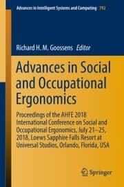 Cover von Advances in Social and Occupational Ergonomics