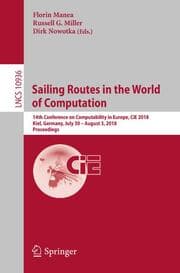 Cover von Sailing Routes in the World of Computation
