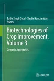 Cover von Biotechnologies of Crop Improvement, Volume 3