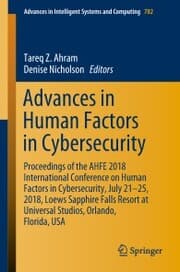 Cover von Advances in Human Factors in Cybersecurity