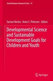 Cover von Developmental Science and Sustainable Development Goals for Children and Youth