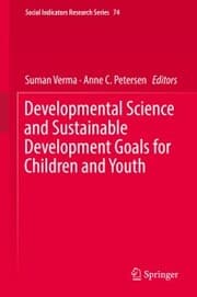 Cover von Developmental Science and Sustainable Development Goals for Children and Youth