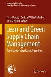 Cover von Lean and Green Supply Chain Management