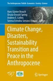 Cover von Climate Change, Disasters, Sustainability Transition and Peace in the Anthropocene