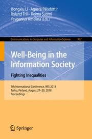 Cover von Well-Being in the Information Society. Fighting Inequalities