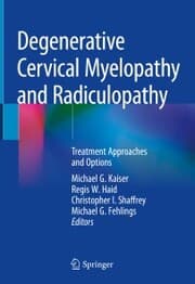 Cover von Degenerative Cervical Myelopathy and Radiculopathy