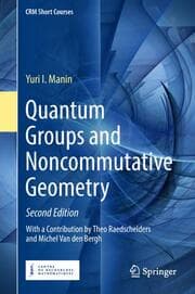 Cover von Quantum Groups and Noncommutative Geometry