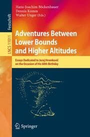 Cover von Adventures Between Lower Bounds and Higher Altitudes