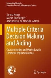 Cover von Multiple Criteria Decision Making and Aiding