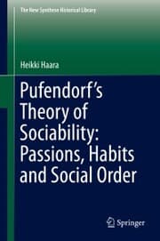 Cover von Pufendorf's Theory of Sociability: Passions, Habits and Social Order