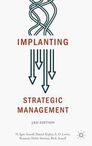 Cover von Implanting Strategic Management