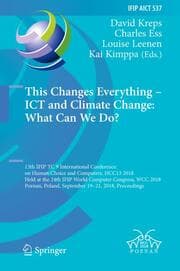 Cover von This Changes Everything - ICT and Climate Change: What Can We Do?