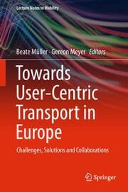 Cover von Towards User-Centric Transport in Europe