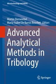 Cover von Advanced Analytical Methods in Tribology