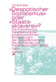 Cover von 'Despotischer Sozialismus' oder 'Staatssklaverei'?, Teil 1+2