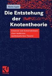 Cover von Die Entstehung der Knotentheorie