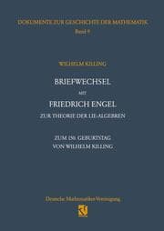 Cover von Briefwechsel mit Friedrich Engel zur Theorie der Lie-Algebren