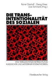 Cover von Die Transintentionalität des Sozialen