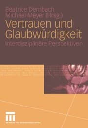 Cover von Vertrauen und Glaubwürdigkeit