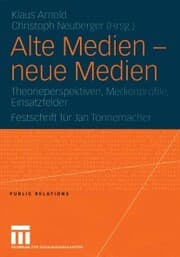 Cover von Alte Medien - neue Medien